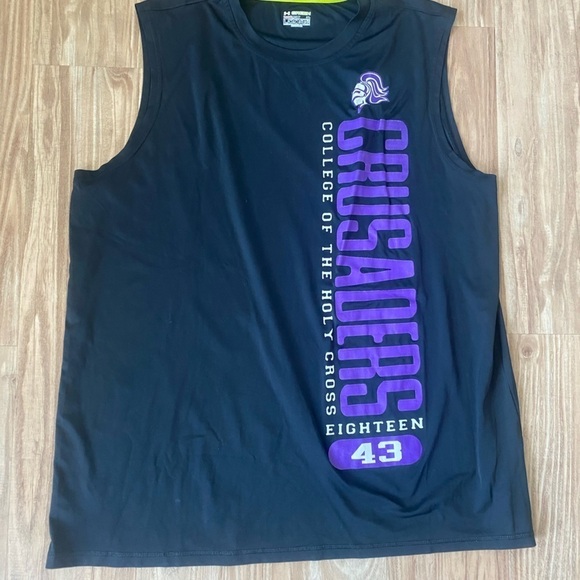 Under Armour Heat Gear Holy Cross Crusaders Tank Top - Picture 4 of 5